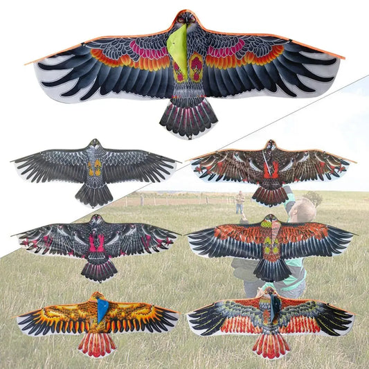 1.1m Eagle Kite with 30m Line – Outdoor Family Toy